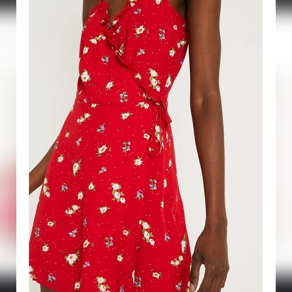 Wrangler + Urban Outfitters Delilah Ruffle Wrap Dress